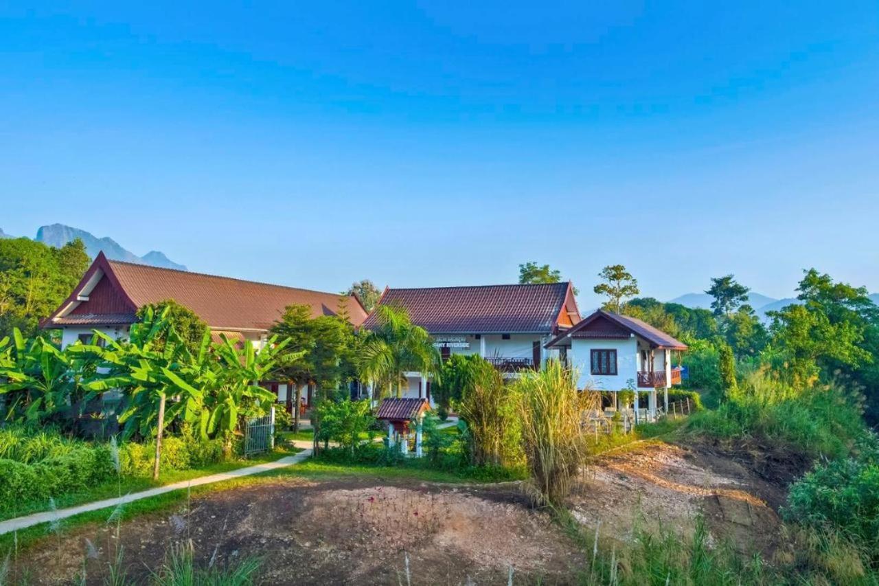 Riverside Garden Hostel Vang Vieng Exterior photo